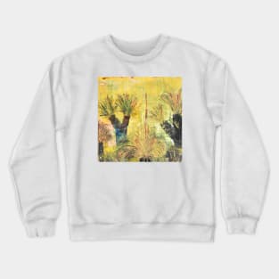 Rustic Flora Series - Rustic Grass Tree Crewneck Sweatshirt